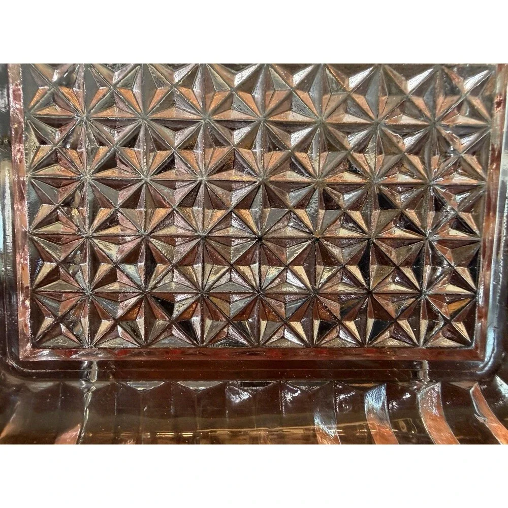 1930s Jeanette Glass Co. Pink Depression Glass Trinket Tray - Bright and Vivid